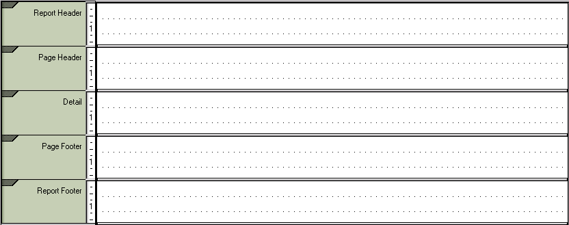 Using the Sections of a Report