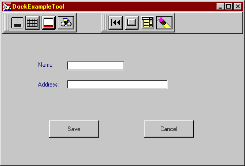Multiple Group Toolbar on a Non-MDI Form Example